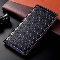 Magnetic Genuine Leather Skin Flip Wallet Book Phone Case Cover on For One Plus Oneplus Nord CE 2 3 4 5 6 Lite 5G Nord6 Global OnePlus Nord mėlyna