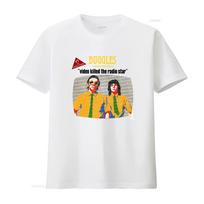 The Buggles Video Killed Radio Star Retro Album Cover Music Fan Distressed T Shirt Unisex homm XXXL