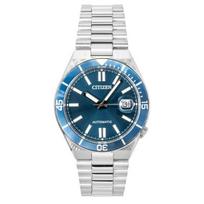 Citizen Tsuyosa Analog Stainless Steel Blue Dial Automatic NJ0231-56L 100M Men's Watch mėlyna