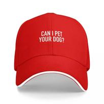 Can I Pet Your Dog Baseball Cap Visor birthday Hat men Women's Beach Outlet Men's