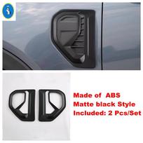 ABS Carbon Fiber Car Side Cover Trim Front Side Air Vent Fender Guards Grille Cover Trims Car Styling For Ford Ranger  2024