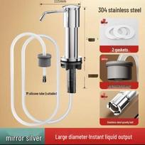 Sink Soap Dispenser with Extended Silicone Tube