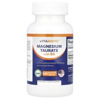 Vitamatic, magnio tauratas, B6, 180 daržovių kapsulių