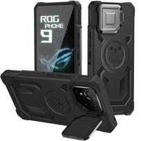 Asus ROG Phone 9 Pro telefono dėklas Apsauginis laikiklis kamerai ROG Phone 8 9FE Šarvuotas Anti-drop Apsauginis dangtelis Asus ROG Phone 8 juoda