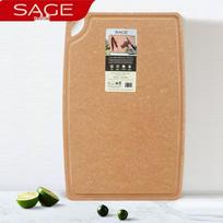SAGE Heat-Resistant Pine Wood Cutting Board with Juice Groove