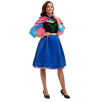 S-4Xl Halloween Adult Costumes Frozen Cosplay Masquerade Clothes Foreign Trade Anna Princess Dress Blue S blue