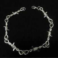 Unisex Choker Necklace Bracelet Women Hip-hop Gothic Punk Barbed Wire Little Thorns Chain Choker Jewelry Gifts