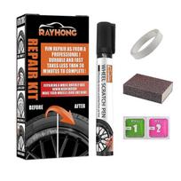 Black Alloy Wheel Scratch Repair, Wheel Scratch Repair Pen, Car Wheel Rim Scratch Repair Pen, Alloy Wheel Repair Kit Scratch - HF