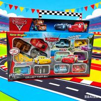 Desney 12 dalių McQueen Jackson rinkinys specialus pasiūlymas Pixar Cars Žaibas Makvynas Medžiaginis PVC modelinis automobilis žaislas vaikų gimtadienio dovanoms blue