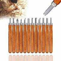 12pcs Wood Carving  Set For Woodworking Wood Carving Knife Set Hand Tool Kit For Carpenter Craftsman Gifts 12cps #1