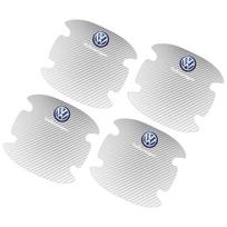 4Pcs Car Door Handle Sticker Carbon Fiber Scratches Resistant For Volkswagen Golf-5 6 7 MK6 Jetta Lavida Polo Tiguan Passat B5 B6 B7