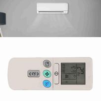 Vėsinančio oro kondicionieriaus nuotolinio valdymo pultelis Hitachi RAR-2A1 RAR-52P1 RAR-2SP1 RAR-3U4 RAR-2P2 gray