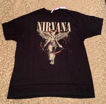 26 Nirvana In Utero unisex T-Shirt Alternative Rock Band Kurt Cobain Black Cotton Size M Unisex unisex T-Shirt S įvairiaspalvis