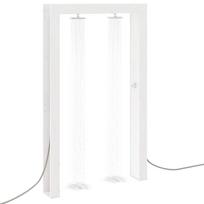Outdoor Shower 226 cm Solid Pine Wood and Stainless Steel White