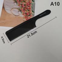 2Pcs Black Hair Salon Comb Hairdressing Carbon Comb Antistatic And Heat Resistan as the picture