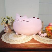 1 vnt. 25 cm storas katės pliušinis žaislas, iškamša, gyvūno lėlė, gyvūno pagalvės žaislas, katė vaikui, kawaii pagalvėlė vaikams dovanoms rožinė