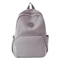 Student Schoolbag Solid Color Backpack Women's Travel Mini Backpack rožinė