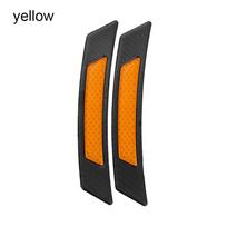 2Pcs Carbon Fiber Protection Car Wheel Eyebrow Edge Reflective Guard Sticker Hot accesorios para vehículos reflective sticker