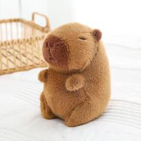 Capibara doll runny nose plush toy capybara doll comparison bar otter doll pendant birthday gift 20cm(0.12kg)