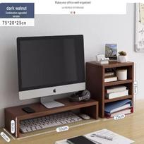 Monitor Stand Riser with Desktop Storage and Organizer Random Color, 40*20*8cm gray