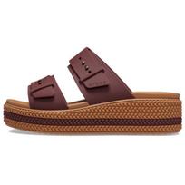 Crocs Brooklyn Paprasti Patogūs Šlepetės Moteriškos Basutės Tamsiai Rudos 209978-2FL 34-35