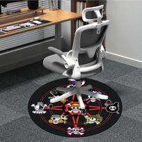 1pc One Piece Office Round Area Rug, Indoor Mat Suitable For Office, Under Office Chairs Bedroom Living Room Home Decor  a0908162 80cm by 80cm