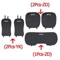 VOLKSWAGEN VW Volkswagen Automobilio Sėdynės Užvalkalas Ledo Šilko Pagalvėlės Apsauginiai Padas VW GTI Polo Golf Passat Tiguan Arteon Touareg CC 2Pcs-ZD black