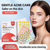Life Girl Star Skin-Friendly Pimple Patch for Acne Removal – Breathable, Gentle for Pimple-Prone Skin.