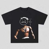 Travis Scott Y2k Graphics 100cotton Unisex Shirt 2026 New Oneck Short Sleeve Mens Womens Fashion Hiphop Tshirt Fan Gifts S