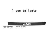Carbon Fiber Car Trunk Bumper Protective Sticker For JAC Refine J3 J4 J7 JS2 JS3 JS4 KR1 S2 3 4 5 7 Vapour T8 car Accessories Carbon fiber leather&Four Seasons