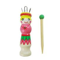 Wood Hand Knitting Doll Dolly Yarn Wool Knitter Hand Painting Rope Braided Maker DIY Knitting Tool Home DIY Accessories