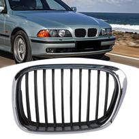 Stylish Appearance Chrome Black Grille ABS Material Left