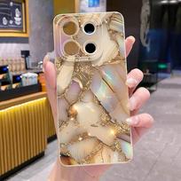 For Xiaomi 14T Pro 13 12 11 Lite 5G 15 14 13T 12T Shockproof Phone Case With Black And Gold Graded Marble Pattern Graphic Cover xiaomi 15