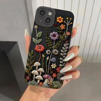 For Xiaomi 14T Cases Poco X7 Embossed Floral Pattern Case for Xiaomi Poco M6 X6 X5 F5 F6 Pro Mi 11 Lite 14 13T 13 12T 12 Cover Xiaomi 12 Lite