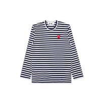Comme des Garçons PLAY COMME des GARCONS PLAY Dryžuoti ilgomis rankovėmis marškinėliai 'Tamsiai mėlyni balti' Vyriški AZ-T010-051-1 XL blue