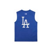 MLB Los Angeles Dodgers Letter Print Casual Loose Sports Vest Unisex Vests Blue 3ATK02023-07BLD XS