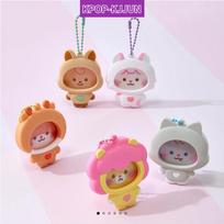i-dle mini baby PVC photo frame keyring woonini gray