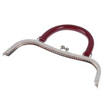 27cm Medinis Metalinis Rėmas Užsegimas-Bučinys Rankinei Piniginei Aksesuarai Pasidaryk Pats Rankų Darbo sidabras
