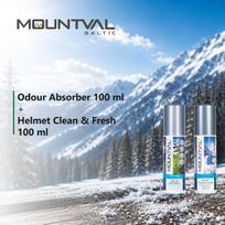 Kvapų komplektas šalmui ir batams Mountval, 2 × 100 ml