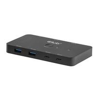 VIDEO PERKRAUTUVAS KVM USB-C Į HDMI/DUAL CSV-2512 CLUB3D