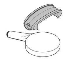 Hansgrohe - Keičiama dušo galvutė su adapteriu Allrounder, chromuota 93829000
