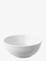 Aida - Relief - Salatskål Porcelæn White 1 Stk 25 Cm - Salotų dubenėlis - Balta