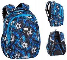 CoolPack mokyklinė kuprinė pradinukams su futbolo kamuolio raštu + pamokų tvarkaraštis