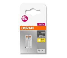 RINKINYS 3x LED Lemputė G4/0,9W/12V 2700K - Osram
