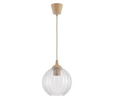 BRILAGI - LED pakabinamas šviestuvas ant laido RETRO GLASS 1xE27/60W/230V skersmuo 18 cm smėlio spalvos/skaidrus