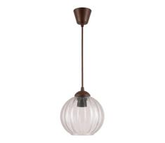 BRILAGI - LED pakabinamas šviestuvas su laidu RETRO GLASS 1xE27/60W/230V Ø 18 cm rudas/skaidrus