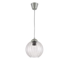 BRILAGI - LED pakabinamas šviestuvas ant laido RETRO GLASS 1xE27/60W/230V Ø 18 cm sidabrinė/skaidri