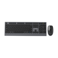 Gembird KBS-WPS-02 | Keyboard and Mouse Set | Wireless | US | Bluetooth | Black