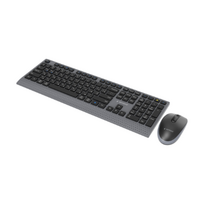 Gembird KBS-WPS-02-CYRL | Keyboard and Mouse Set | Wireless | Cyrillic | Bluetooth | Black
