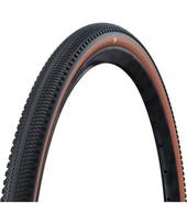 Padanga Schwalbe G-One Comp K-Guard 28" x 1.50" (40-622) // E-25, kamerinė, nelankstoma, Green Compound, K-Guard, ruda sienelė